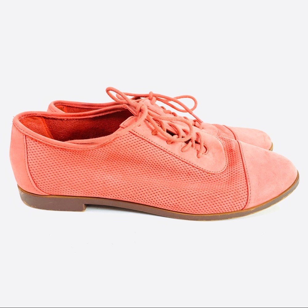 Aldo Shoes Pink Leather Lace Up